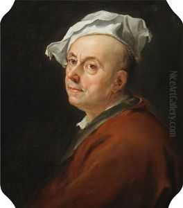 Self-portrait by Johann Leonhard Hirschmann