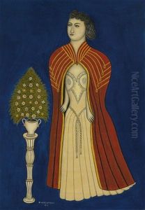 Cappa Da Opera (opera Girl) by Morris Hirshfield