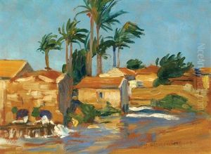 Rural Landscape by Shmuel Hirszenberg
