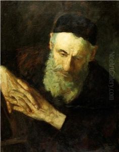 Rabbi by Shmuel Hirszenberg