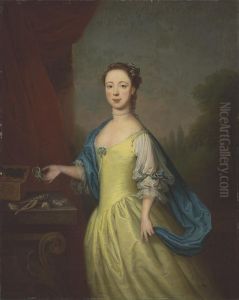 Portrait Of A Girl by Thomas Bardwell