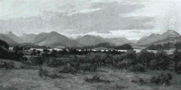 Loch Lomond And Ben Lomond From Gartucharn - view 1