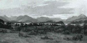 Loch Lomond And Ben Lomond From Gartucharn by Andrew Hislop
