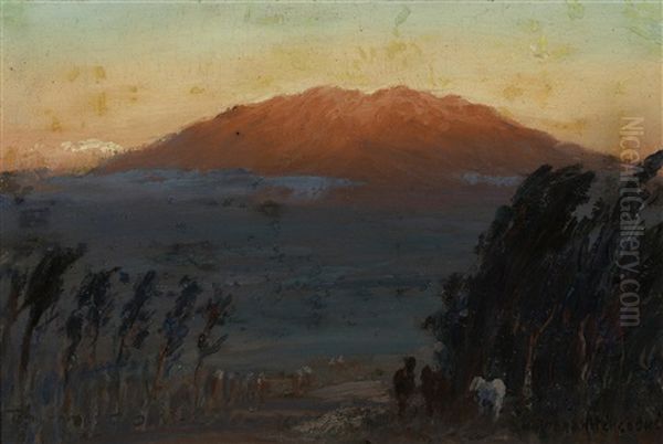 Sunset On Mauna Kea - view 1