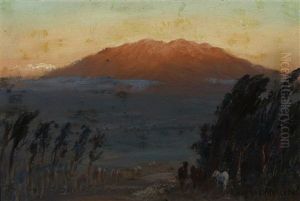 Sunset On Mauna Kea by David Howard Hitchcock
