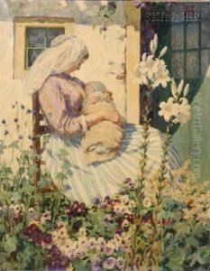 Woman In The Garden Woman In The Garden