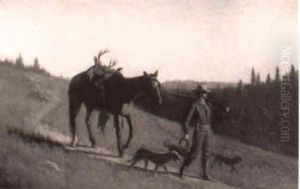 Frank Hittel Bringing Home A Buck