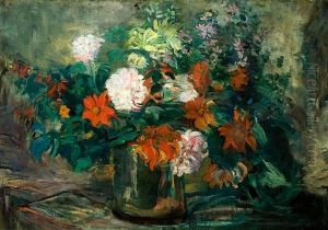 Sommerblumenstraus (+ Figure Studies, Verso) Sommerblumenstraus (+ Figure Studies, Verso)