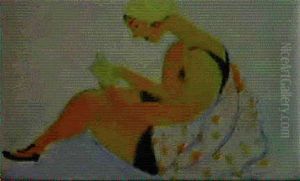 Lady Reading by Sigrid Hjerten