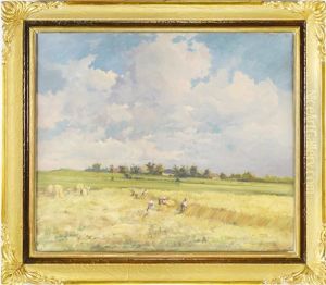 Haymaking by Frantisek Hladik