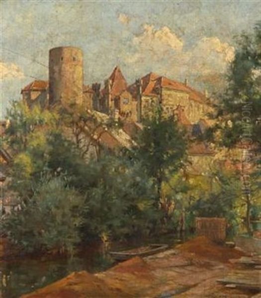 Blick Auf Die Burg In Jindrichuv Hradec (neuhaus) - view 1