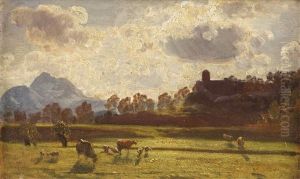 Salzburger Richterhohe Mit Weidevieh
