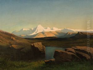Mountain Landscape by Anton Hlavacek