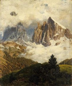 Plattkofel Im Nebeltreiben