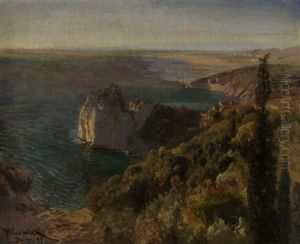 Blick Auf Die Riviera In Duino by Anton Hlavacek