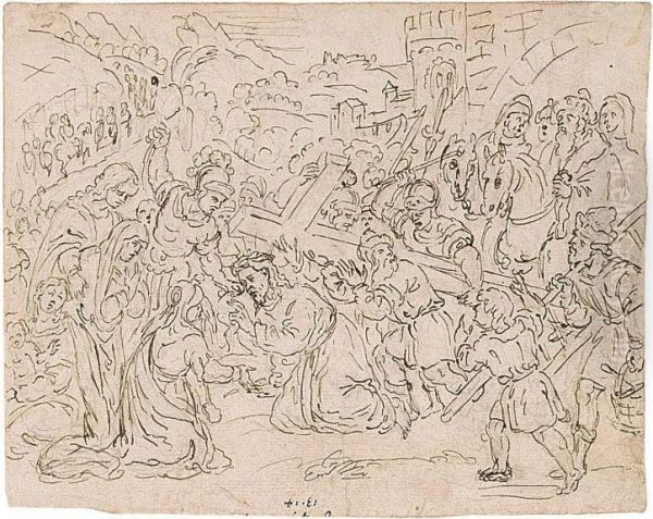Recto : The Road To Calvary; Verso : The Entombment - view 1