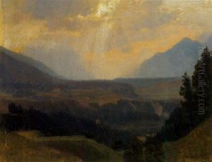 Blick Von Igls Ins Oberinntal, Tirol by Anton Hlavacek