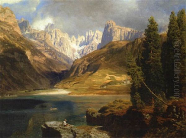 Der Molvena See: Brentagruppe - view 1