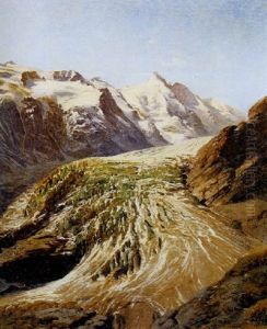 Grosglockner Von Elisabethruhe by Anton Hlavacek
