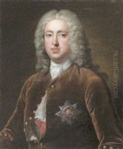 Portrait Of A Gentleman In A Brown Coat And White Cravat, Wearing The Star Of The Order Of The Bath