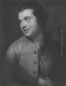 Portrait Of A Gentleman In A Grey Coat by William Hoare