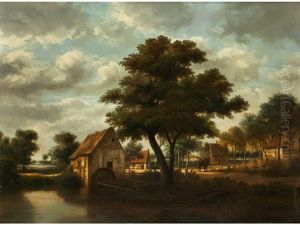 Alte Wassermuhle Unter Baum