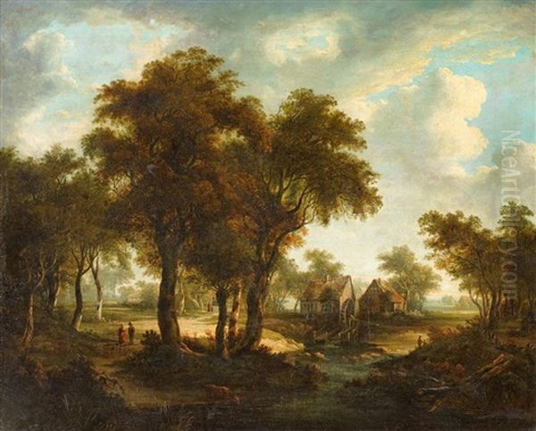 Waldlandschaft Mit Muhle - view 1