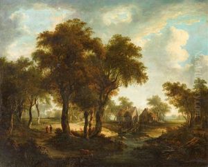 Waldlandschaft Mit Muhle Waldlandschaft Mit Muhle