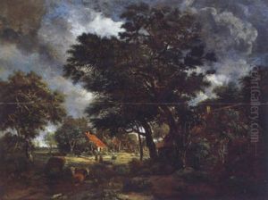 Landscape After A Storm by Meindert Hobbema