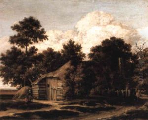 A Barn At The Edge Of A Wood