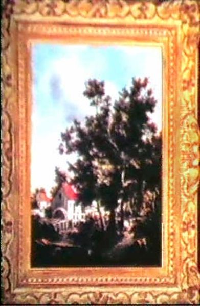 Wooded Landscape With A Mill - view 1