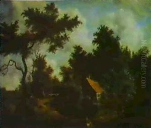 Le Moulin Borchard by Meindert Hobbema