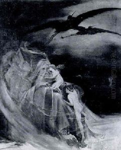 A Mythological Subject by Frank Hobden