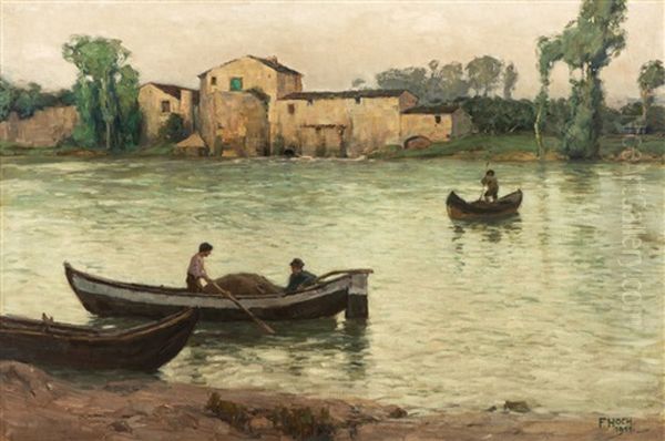 Truber Tag Am Arno (cloudy Day At The Arno) - view 1