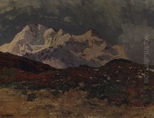 Hochgebirgslandschaft by Franz Xaver Hoch