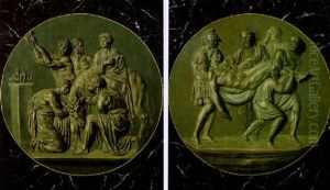 Trompe-l'oeil Nach Antikem Basrelief by Johann Jakob Hoch