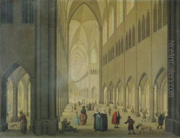 Interieur Einer Gotischen Kirche - view 1