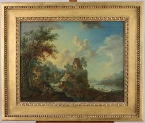Deux Vues De La Vallee Du Rhin