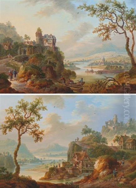 Flusslandschaft (+ Flusslandschaft; Pair) - view 1
