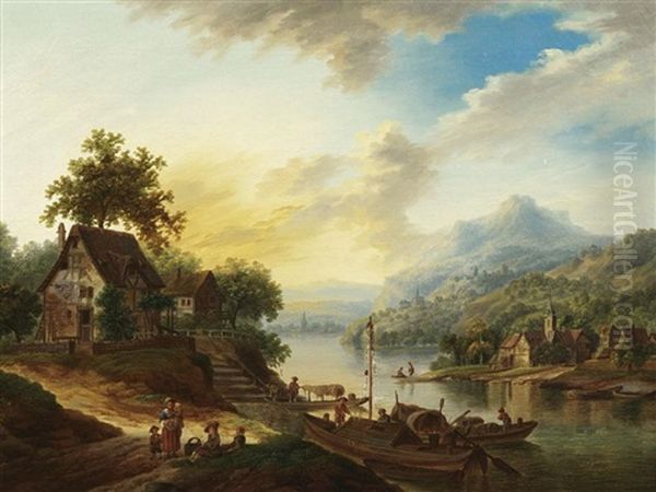 Ideale Fluslandschaft - view 1