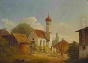 Dorfkirche Im Sommer by Anton Hoechl