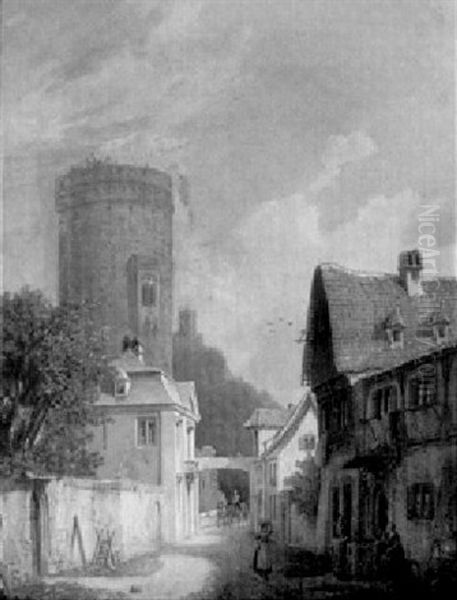 Rundturm Einer Stadtbefestigung - view 1