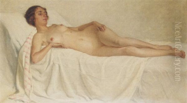 Liegender Frauenakt - view 1