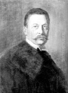 Portrait Of A Gentleman by Ernst Hochschartner