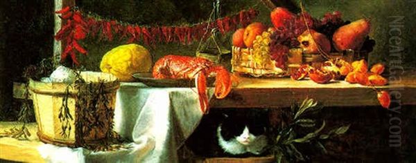 A Still Life With A Cat - view 1