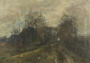 Bauernhof Am Wegesrand by Rudolf Hoeckner