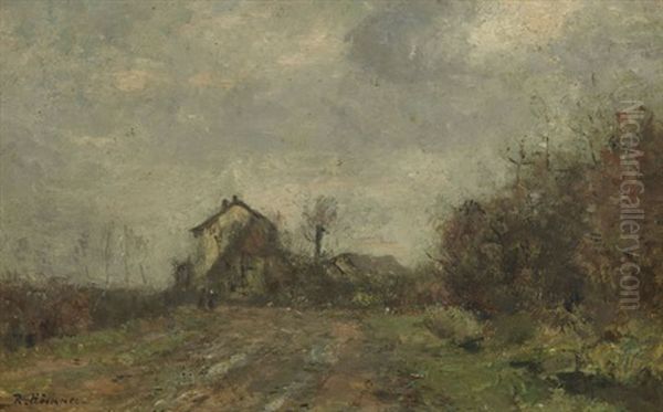 Hausergruppe In Landschaft - view 1