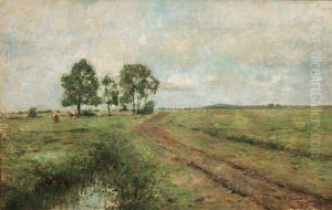 Landscape Near Wedel by Rudolf Hoeckner
