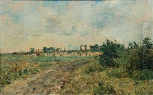 Summerly Landscape by Rudolf Hoeckner
