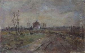 Ochsenweg Bei Wedel by Rudolf Hoeckner